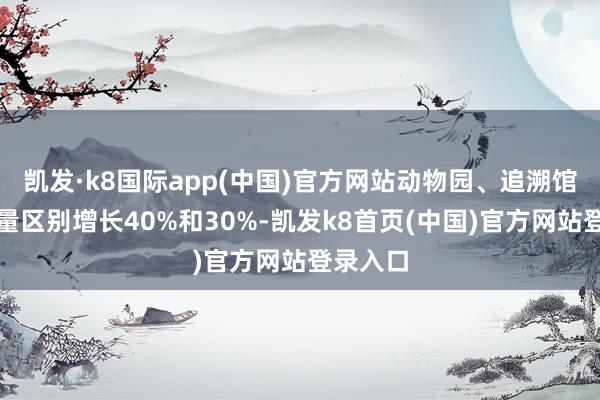 凱發·k8國際app(中國)官方網站動物園、追溯館等外賣量區別增長40%和30%-凱發k8首頁(中國)官方網站登錄入口